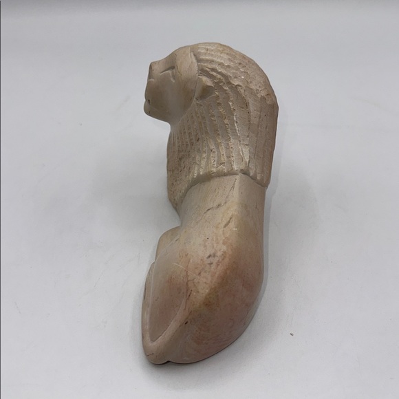 Soapstone Lion Sculpture. Vintage - Picture 5 of 12